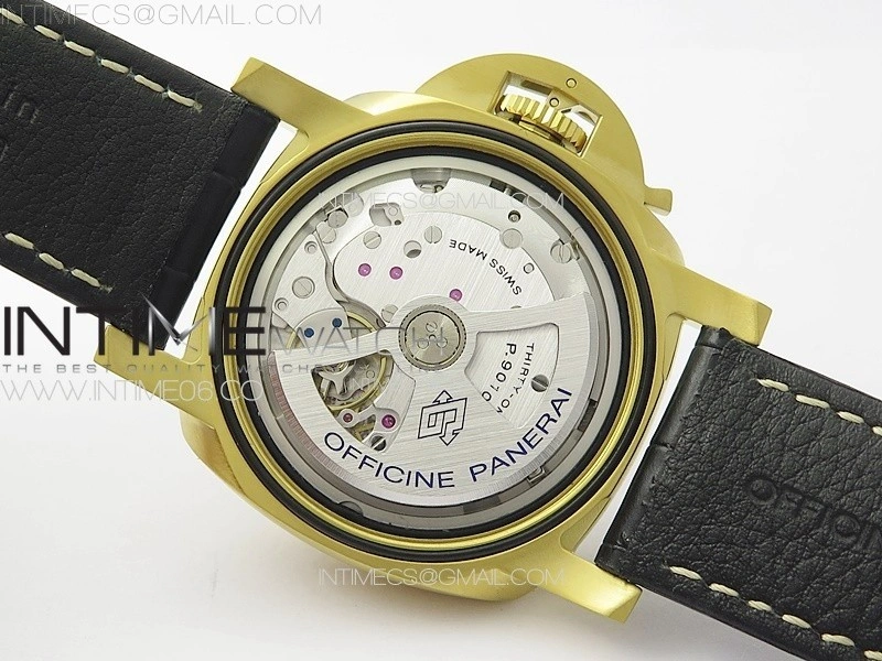 Pre Order PAM1115 RG VSF 1:1 Best Edition Blue Dial on Blue Leather Strap P.9010 Super Clone